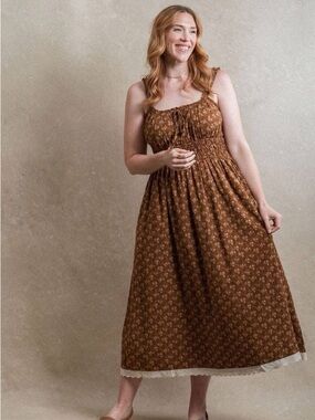 ISO Rust Neuflora Tuscany Dress Brown XS/S